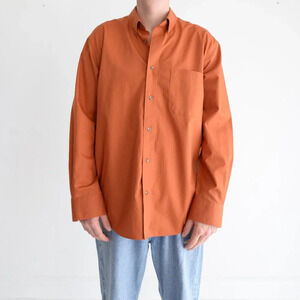 Cabela's Outfitter Series Orange Button Down Dress Shirt